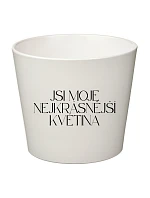 JSI MOJE NEJKRÁSNĚJŠÍ KVĚTINA - malý květináč 