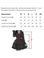 657-2 Elegantné midi šaty s obálkovým výstrihom a tylovými rukávmi - béžové 657-2 Elegantné midi šaty s obálkovým výstrihom a tylovými rukávmi - béžové