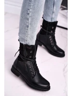 Dámske členkové topánky Black Perfecto Dámske členkové topánky Black Perfecto