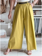 FLOWES horčicová pruhovaná sukňa - nohavice FashionStreet UY2589 FLOWES horčicová pruhovaná sukňa - nohavice FashionStreet UY2589