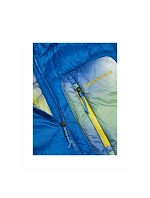 Pánska péřová bunda PEAK PERFORMANCE M Helium Aop Utility Down Hood, modrá farba Pánska péřová bunda PEAK PERFORMANCE M Helium Aop Utility Down Hood, modrá farba