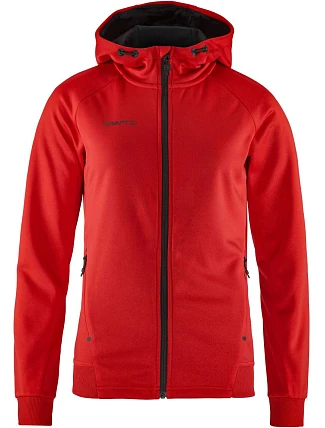 Craft Corporate ADV Unify Hoodie Jacket W Dámska bunda s kapucňou 81.9133 jasne červená
