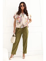 Šnúrové nohavice model 227687 Rue Paris