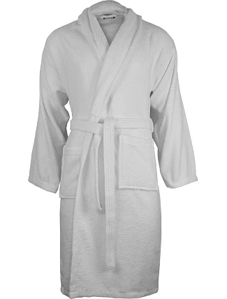 The One Towelling Organic Bathrobe Župan z organickej bavlny 48.1084 biely