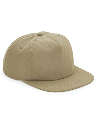 Beechfield B 64N 5-panelová čiapka z bio bavlny 53.064N desert sand