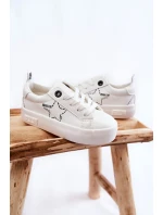 Dziecięce Buty Sportowe Sznurowane Big Star KK374222 Białe