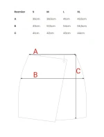 M854 Mini sukňa - krémová