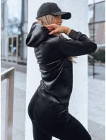 Čierny dámsky velúrový set SO COMFY FashionStreet AY0888 Čierny dámsky velúrový set SO COMFY FashionStreet AY0888