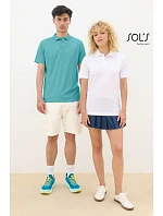 SOL'S Pitcher Športové polo tričko 25.4442 aqua
