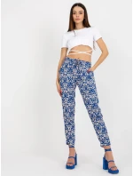 Dámske nohavice D73770M61869J tmavo modré - FPrice Dámske nohavice D73770M61869J tmavo modré - FPrice