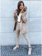 Dámska zimná bunda GODDESS beige FashionStreet TY3868