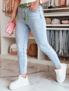 Dámske úzke džínsové nohavice FITARINKA modré FashionStreet UY2422