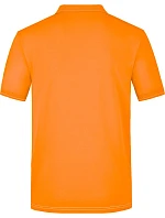 Daiber JN 569 Pánske elastické polo tričko z džerseju 02.0569 oranžové/biele Daiber JN 569 Pánske elastické polo tričko z džerseju 02.0569 oranžové/biele