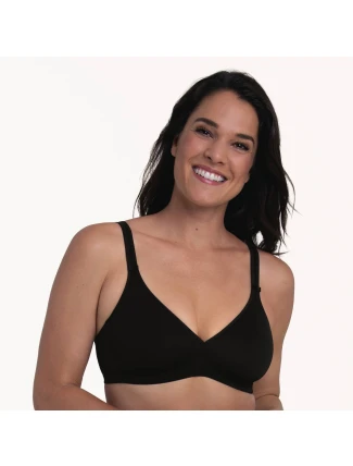 Selma Pure mäkká podprsenka s kosticami 5231 čierna - RosaFaia