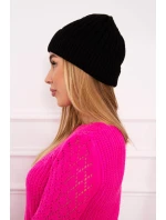 Tenká čiapočka Wioletta K251 čierna
