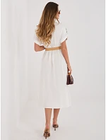 Šaty IR SK 2689 2.87 bielo-hnedé