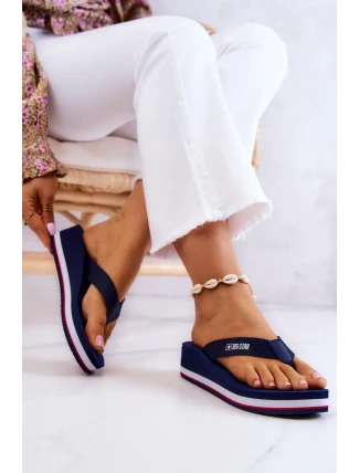 Dámské žabky Big Star - tmavě modré