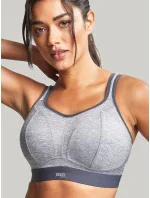 Športová podprsenka 7341B Non Wired Bra charcoal marl grey - Panache