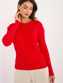 Dámsky sveter 2338-2.61 červený - FPrice