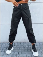 Dámske padákové nohavice NECTI black FashionStreet UY1637 Dámske padákové nohavice NECTI black FashionStreet UY1637