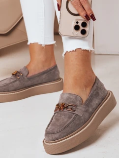 Dámske mokasíny na platforme LOFELIS sivé FashionStreet ZY0689