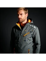 Geographical Norway Softshellová bunda Royaute DB 068 M WY8027H/GN/Dark Grey/Orange