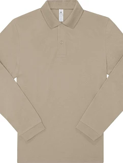 B&C My Polo 180 LSL Piqué – polokošeľa s dlhým rukávom 01.U425 mastic