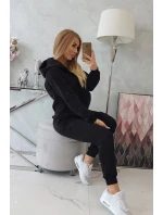 Izolovaná sada s ozdobným vreckom čierna