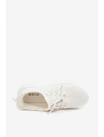 Ľahká športová obuv Slip-on dámska Materiál Big Star UU274056 White