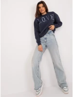 Mikina D10606BA02565C tmavomodrá