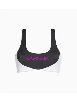 Vrchný diel plaviek KW0KW00898-BEH čiernobiela - Calvin Klein Vrchný diel plaviek KW0KW00898-BEH čiernobiela - Calvin Klein