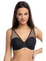 Polovystužená dámska podprsenka semi soft BS 1124 Hera čierna - Gaia Polovystužená dámska podprsenka semi soft BS 1124 Hera čierna - Gaia