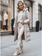 Dámsky kabát LINA béžový FashionStreet TY3110 Dámsky kabát LINA béžový FashionStreet TY3110