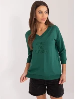Blúzka RV BZ 9143.87P tmavozelená