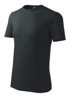 Klasické nové tričko ebony gray