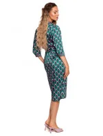 Dámske zavinovacie šaty M668 - Moe