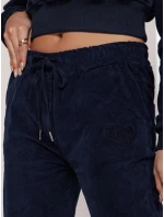 Dámske manšestrové nohavice VELVITO navy blue FashionStreet UY2288