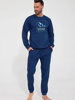 Pyžamo Cornette 322/332 Utah, s dlhými rukávmi, veľkosti S–2XL