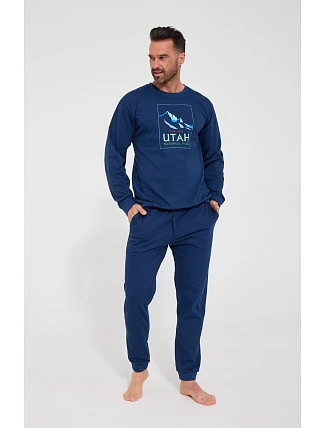 Pyžamo Cornette 322/332 Utah, s dlhými rukávmi, veľkosti S–2XL Pyžamo Cornette 322/332 Utah, s dlhými rukávmi, veľkosti S–2XL