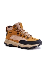 Pánska zateplená treková obuv Cross Jeans KK1R4020C camel