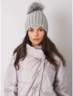 Dámska čiapka.17 sivá