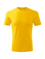 Klasické tričko unisex žlté