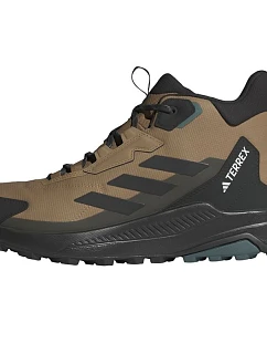 Vysoké turistické topánky adidas TERREX Anylander Mid RAIN.RDY – cardboard/core blk/shad olive, veľkosť: 44