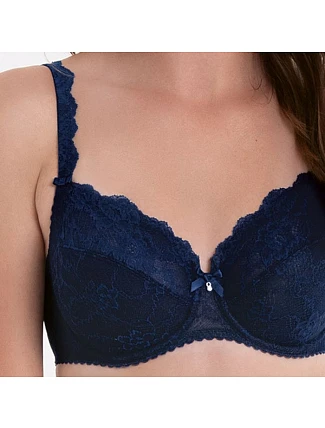 Podprsenka s kosticami Bobette 5288 navy blue - RosaFaia Podprsenka s kosticami Bobette 5288 navy blue - RosaFaia