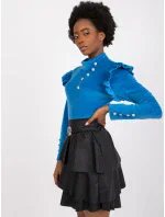 Blúzka DHJ BZ 6533A.44P tmavo modrá