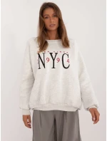 Mikina EM BL 857.88 svetlo šedá