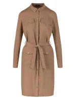 Dámske šaty M706 hnedé - Figl