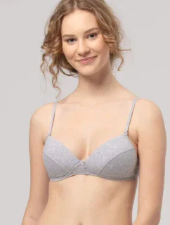 PODPRSENKA PRE TÍNEDŽEROV TBC 024 ŠEDÁ