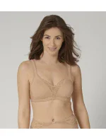 Dámska moderná čipkovaná+bavlnená podprsenka N - NEUTRAL BEIGE - béžová 00EP - TRIUMPH Dámska moderná čipkovaná+bavlnená podprsenka N - NEUTRAL BEIGE - béžová 00EP - TRIUMPH