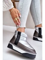 Nízke snežnice na hrubej podrážke D.Franklin Silver Nízke snežnice na hrubej podrážke D.Franklin Silver